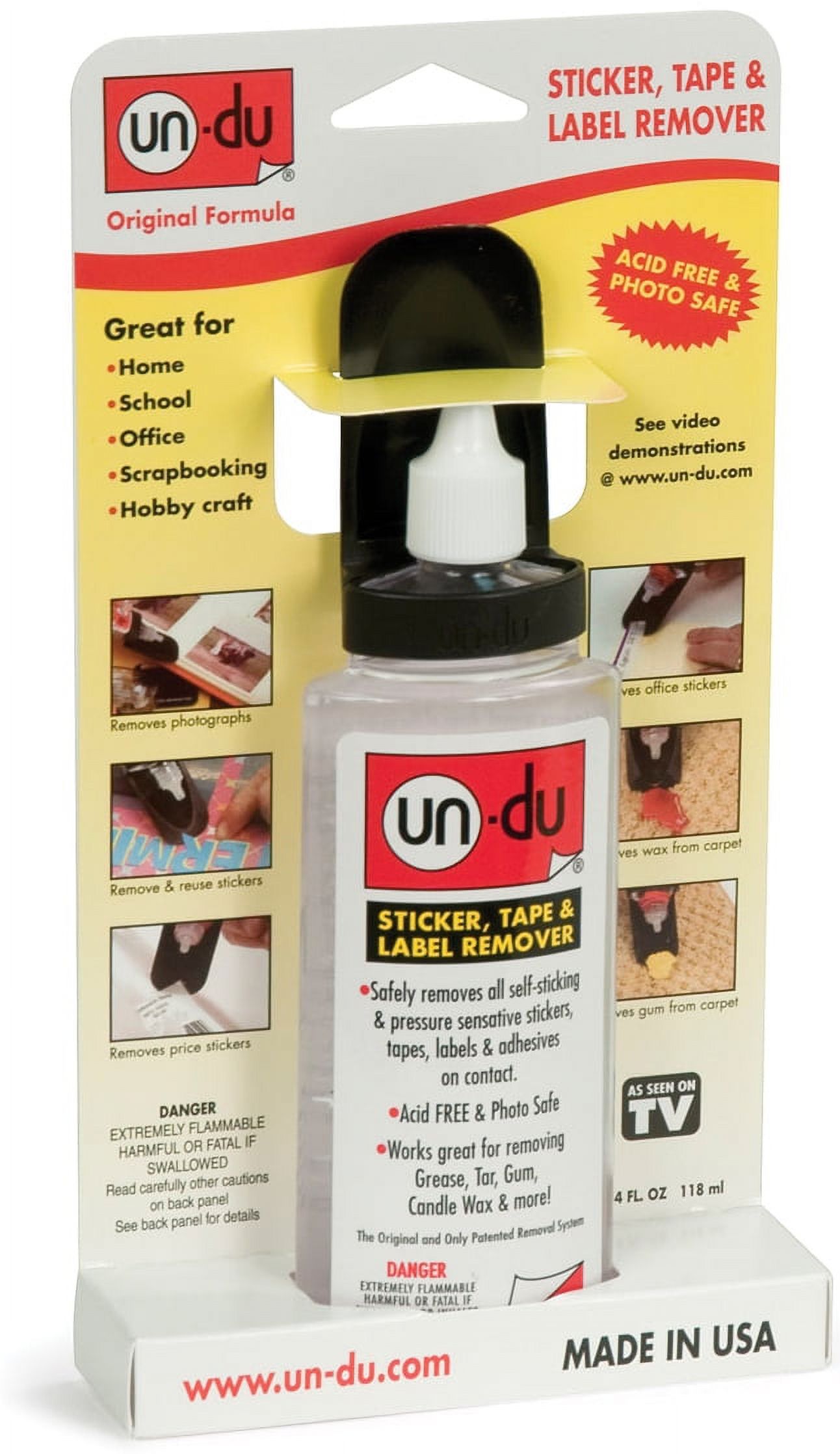 Un-Du Adhesive Remover, 4 oz. - image 2 of 2