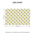 thumbnail image 4 of Placemats Set Of 4 / 6, Yellow Dot Print Placemats For Dining Table Indoor/Outdoors Heat Resistant Washable Placemats 18" X 12", 4 of 8
