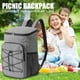 thumbnail image 4 of Mochila Almacenamiento Cool Oxford Al Aire Libre (gris), 4 of 9