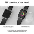 thumbnail image 2 of BRG Case for Apple Watch Series SE 3 2 Screen Protector 42mm, [2 Pack] Soft TPU HD Clear Ultra-Thin Overall Protective Cover Case, 2 of 7