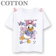 thumbnail image 3 of Camiseta de algodón para niños, ropa de moda para niños, camisetas de verano para niñas de manga corta con dibujos animados de Disney Mickey Mouse, camisetas para bebés, 3 of 5
