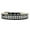 Black, variant on Dog, Puppy Pet Ice Cream Collar, "Two Row Pearl Rimsets"