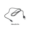 thumbnail image 3 of 1m/2m/3m USB Charging Cable for PS4/Xbox One Game Controller Extension Power Cable Data Sync Cord Charging Wire Black, 3 of 11