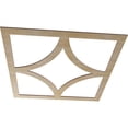 thumbnail image 2 of Ekena Millwork 32"OD x 20 1/2"ID x 3/8"T Statesman Wood Fretwork Pierced Ceiling Medallion, Birch, 2 of 3