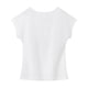 thumbnail image 2 of Camiseta para mujer, camiseta básica, corte regular, camiseta de cuello redondo para mujer que camina por la calle L, 2 of 8