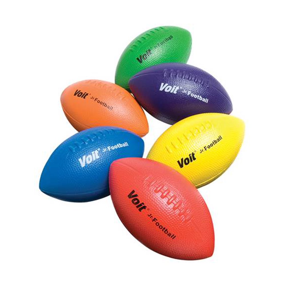 Voit 1243864 8.5 in. Coated Foam Football, Set of 6