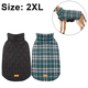 thumbnail image 2 of Chaquetas para perros Abrigos impermeables para perros Abrigos a prueba de viento para clima frío Ropa para perros Suéteres reversibles a cuadros estilo británico para perros, 2 of 7