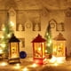 thumbnail image 4 of Toystoory Navidad Retro Castillo luces candelabro árbol de Navidad ciervo viejo muñeco de nieve linterna noche luz escritorio DIY adornos Kits de decoración para fiestas ciervo blanco Toystoory HA1720-01, 4 of 6