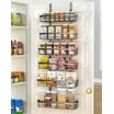 Costway Hanging Kitchen Storage Wire, 6-Tier Adjustable Pantry Door ...