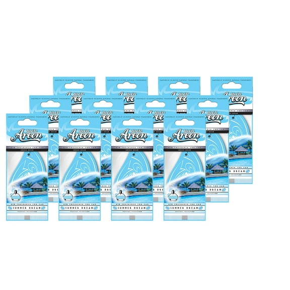 Areon Car Hanging Air Freshener, 12pk, Summer Dream