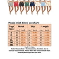 thumbnail image 3 of Innerwin Bas Bermuda Femme Été Shorts de Plage Détente Taille Haute Jambe Droite Pantalons Chauds Gris 3TG, 3 of 3