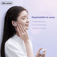 thumbnail image 2 of True Wireless Earbuds Purple Bluetooth 5.3 with Microphone for Working Out Noise Canceling Blue Tooth Ear Buds Deep Bass TWS Wireless Earphones with Charging Case in Ear Headphone for iPhone Android, 2 of 8