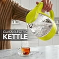 thumbnail image 6 of OVENTE Electric Kettle, 1.5L Borosilicate Glass Countertop Water Heater and Boiler for Coffee or Tea, BPA-Free, Auto Shut-Off, Boil-Dry Protection, Removable and Washable Spout Filter, Green KG83G, 6 of 8