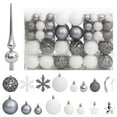 thumbnail image 1 of vidaXL Christmas Decoration Christmas Bauble Set Ball Ornament Polystyrene, 1 of 6