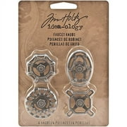 Advantus Idea-Ology Metal Faucet Knobs 4/Pkg