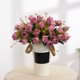 thumbnail image 3 of Gwong Decoración hogareña Decoraciones de flores artificiales Hermosas ornamentos de ramo de rosas Inicio Decorativo Rose Hogar Gwong 51006077, 3 of 6