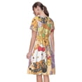 thumbnail image 7 of Lsque Sanrio Print Women's Casual Dress T-Shirt Summer Short Sleeve Scoop Neck Swing Dresses, 7 of 7