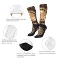 thumbnail image 3 of Xecao Dreamcatcher With Mandala Pattern Adult Stockings with Color-Block Design and 3D Print, Breathable Comfortable Hosiery for Daily Wear and Sports, 3 of 6