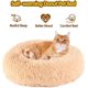 thumbnail image 4 of Cama para gatos y perros KAIYANG redonda antideslizante con forma de donut 40 cm color beige, 4 of 5