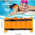 thumbnail image 2 of YSTIANN Inflatable Swim Belt for Adults - Adjustable Waist Float with Buckle & Rope, Portable Pool Flotation Aid for Beginner Swimmers & Water Training(XL) AZ78-4542, 2 of 6