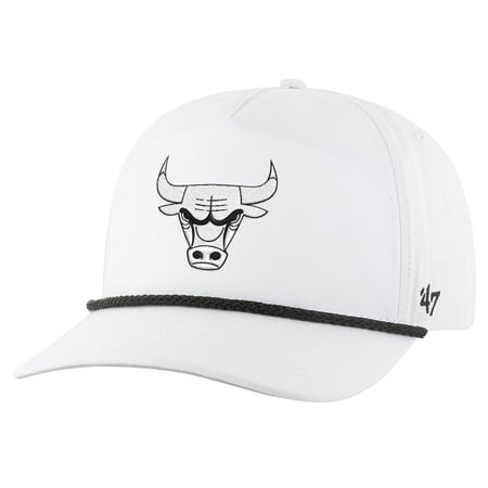 Men s 47 White Chicago Bulls Rope Hitch Adjustable Hat
