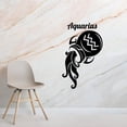 thumbnail image 3 of Aquarious Logo Vase Horoscopes Astrological Chart Zodiac Signs Star Constellations Vinyl Wall Art Wall Sticker Wall Decal For Home Room Wall Office Living Room Wall Decoration Decal Size(40x35 inch), 3 of 3
