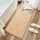 thumbnail image 3 of Tapete para baño, tapete absorbente de agua, 1 tapete de tela liviano con respaldo antideslizante para secado rápido y fácil lavado a máquina, ideal para baños, duchas y entradas para, 3 of 8