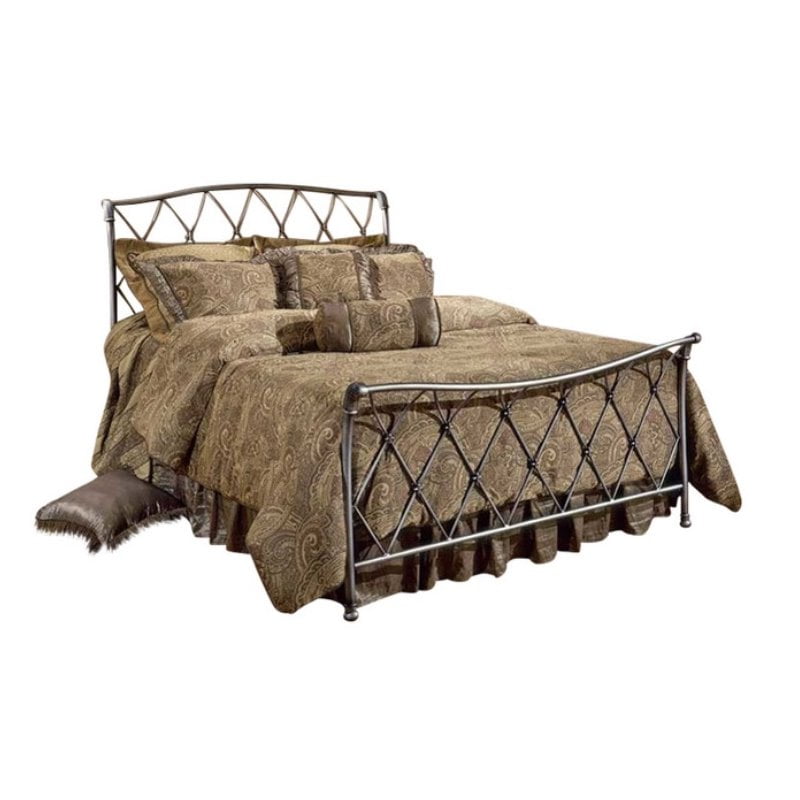 Kingfisher Lane Queen Metal Sleigh Bed In Brushed Silver Com - Metal Sleigh Bed Frame Queen Kingfisher Lane Queen Metal Sleigh Bed In Brushed Silver Com - Metal Sleigh Bed Frame Queen