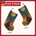 thumbnail image 2 of Lsque Sunset Prairie Meditating Horse Pattern 18 Inch Christmas Stockings, Festive Holiday Stocking for Christmas Decorations Holiday Decor, 2 of 7