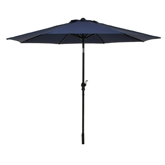 Cabana Life 2.50" Navy Round Market Patio Umbrella, UV Resistant