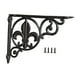 thumbnail image 4 of Soporte de estante decorativo para pared con tornillos de hierro resistente y resistente Estilo A, 4 of 8