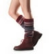 thumbnail image 5 of Jumpingount Calentadores de piernas sin pies de lana de punto étnicos a rayas de moda y versátiles para mujer transpirables Accesorios de calzado Caqui, 5 of 6