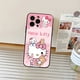 thumbnail image 3 of Sanrio funda de teléfono Hello Kitty para iphone 15ProMax 14 11 13 12 Pro Xs Max Mini Xr X 7 8 6 6s Plus, carcasa Coque, 3 of 5