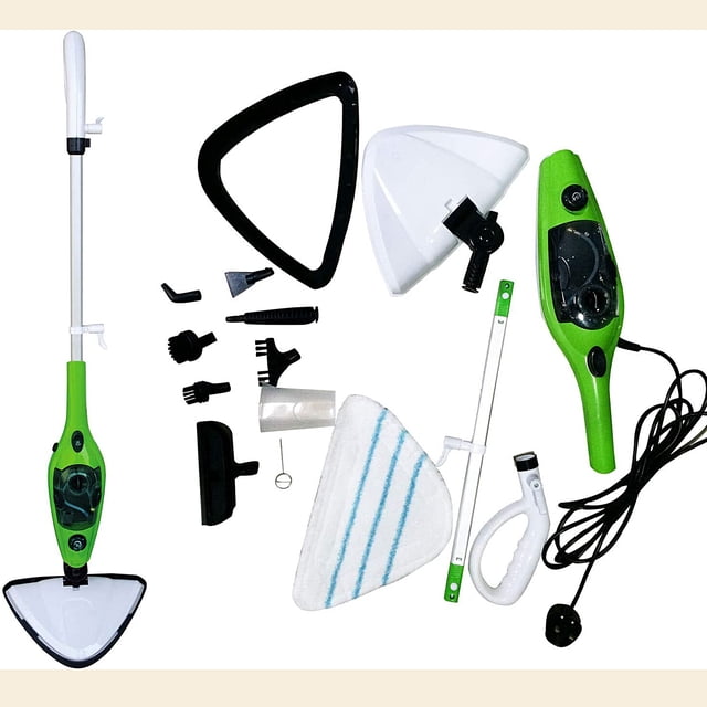 Multi-Functional 10-in-1 Steam Mop for Cleaning Hardwood Floors, Tiles, Carpets, and Windows