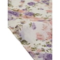thumbnail image 5 of MODA NOVA Juniors' Chiffon Short Sleeve Ruffled Trim Floral Blouse Tops, 5 of 5