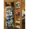 thumbnail image 3 of Home-Complete 9-Tier Over the Door Organizer with Adjustable Shelves, White, 3 of 8