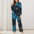 thumbnail image 3 of Bingfone Womens Pajama Sets Bohemian Turtle Print,Long Sleeve Loungewear Pajamas Set-X-Large, 3 of 9