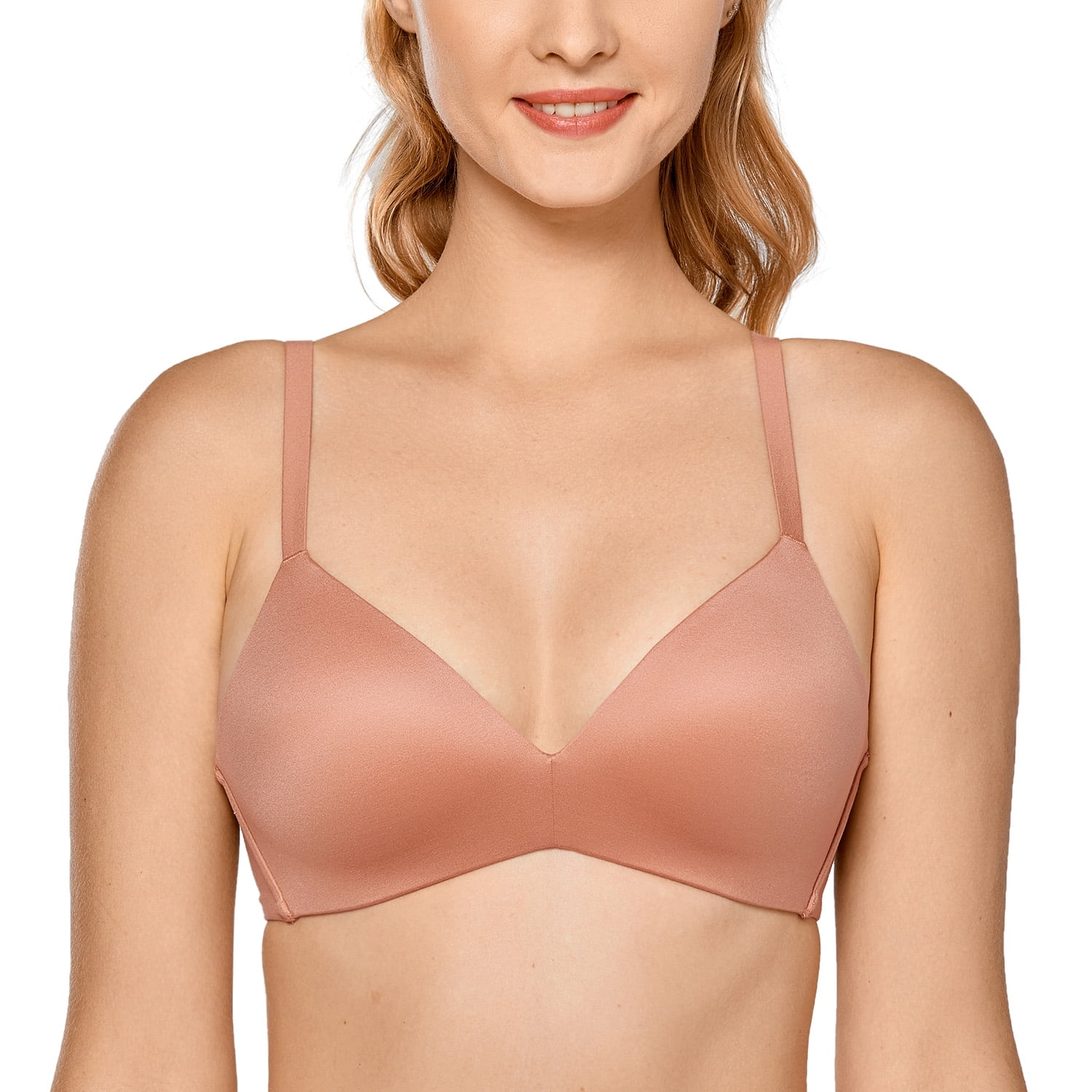 DELIMIRA Womens Full Coverage Underwire Seamless Lightly Padded Bra