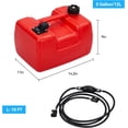 thumbnail image 4 of OUYAWEI Réservoir Marin 3 Gallons 12L, Réservoir Portable hors-Bord avec Ligne, Poignée en I, Facile à Transporter, Rouge, 4 of 7