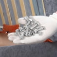 thumbnail image 1 of UPOUART 20Jgo De Tornillos Con Cuello Redondo En Acero Carbono Con Recubrimiento De Zinc Plata, 1 of 6