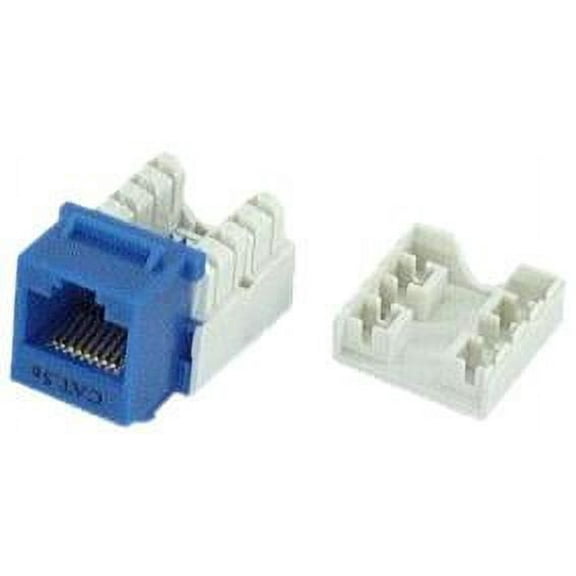 IEC RJ4508F-MT-BUL5 RJ4508 Female Keystone Connector Blue Category 5e