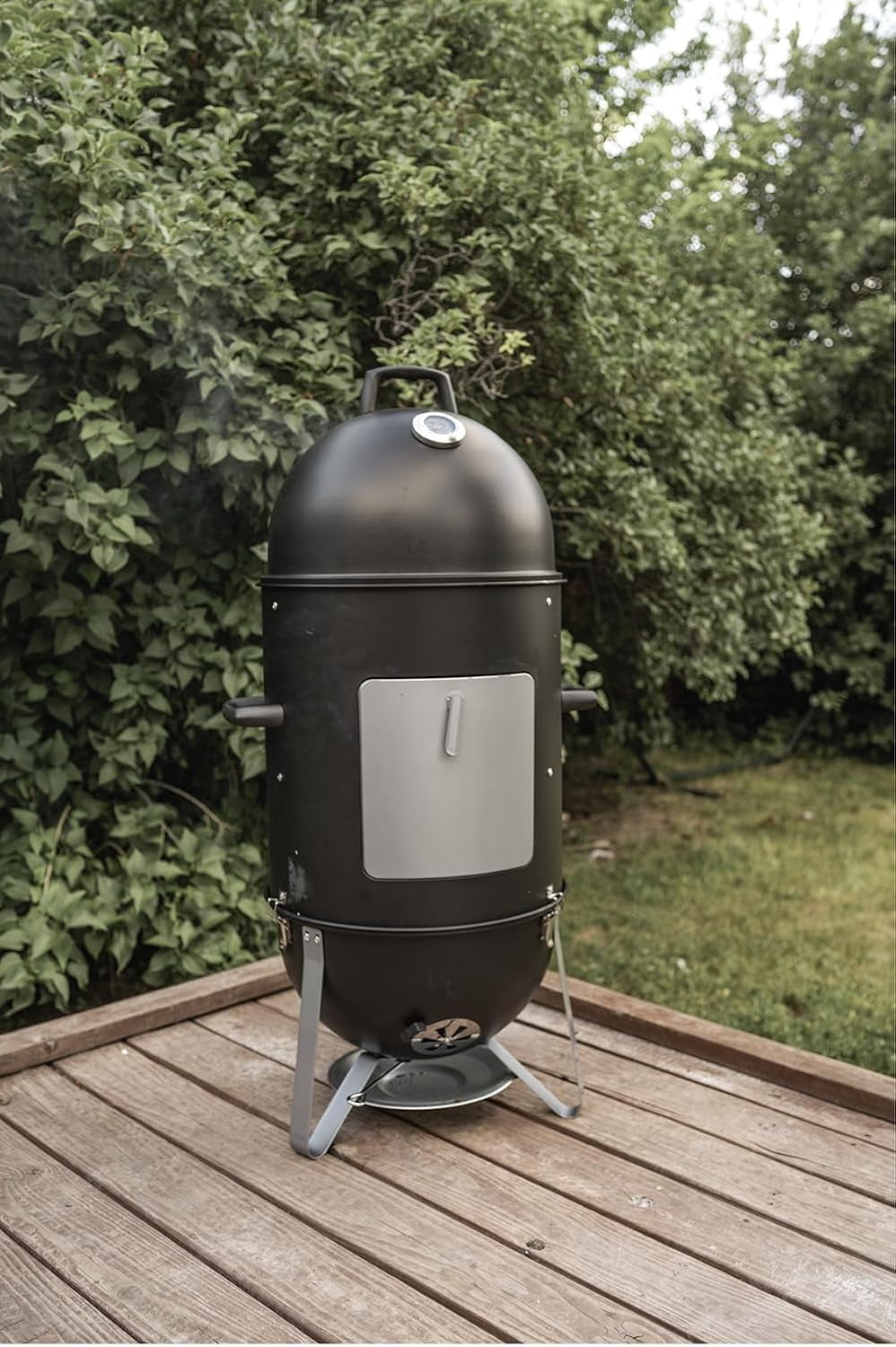GasOne 18" Charcoal Vertical Smoker Grill, Portable