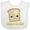 AA-White, variant on Inktastic Butter Me Up Toast Boys or Girls Baby Bib