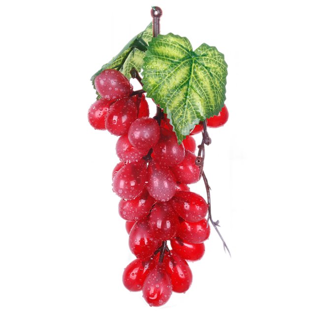 Artificial Plant Simulation Fruit Artificle Grape Handle Plastic False Grape String Shooting Props Home Vine Decoration; Artificial Plant Simulation Fruit Artificle Grape Handle,18cm