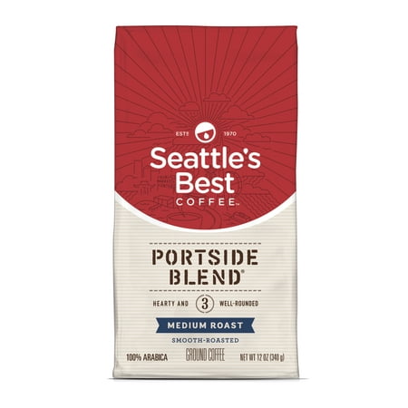 Seattles Best Coffee Portside Blend (Previously Signature Blend No. 3) Medium Roast Ground Coffee 12-Ounce (Best Quality Coffee Brands)