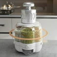 thumbnail image 4 of TEAFIRST Contenant Distributeur de Céréales, Contenant de Rangement pour Distributeur de Riz pour la Cuisine, Sans BPA, Blanc, 4 of 8