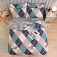 thumbnail image 4 of Set Seprai Penutup Selimut Duvet Baru Set Sarung Bantal Coklat, 4 of 4