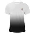 thumbnail image 4 of Coconut Tree Graphic Tees for Men Summer Casual Short Sleeve Crewneck Gradient Color Tropical Vacation Beach Tshirts, 4 of 7