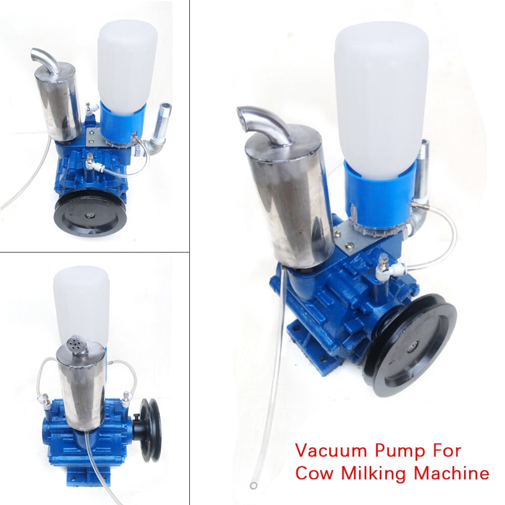 250L/min Modern Vacuum Pump For Cow Milking Machine Fits For Farm Cow Sheep Goat Blue 10.24*10.24*15.75