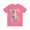Charity Pink, variant on Vintage Letter T Graphic Unisex Short Sleeve Tee With Original Artwork